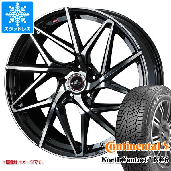 【タイヤ交換対象】スタッドレスタイヤ コンチネンタル ノースコンタクト NC6 175/65R14 82T ＆ レオニス IT 5.5-14 タイヤホイール4本セット175/65-14 CONTINENTAL NorthContact NC6