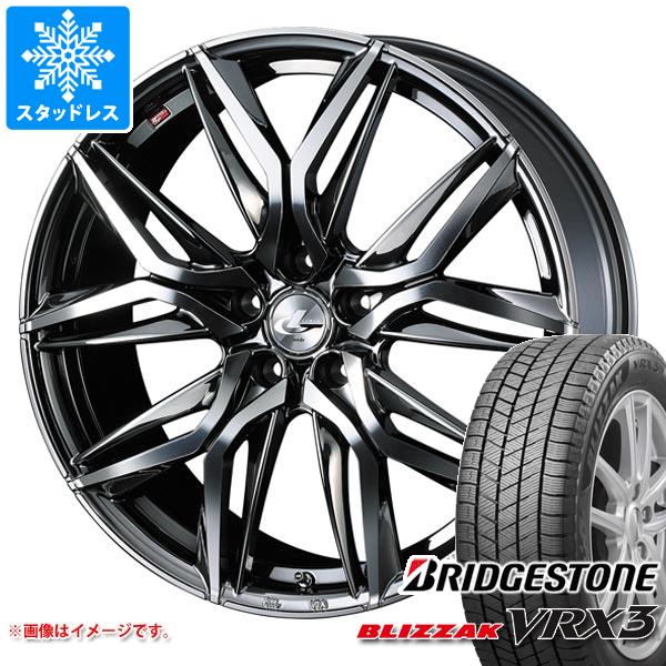 【タイヤ交換対象】2023年製 スタッドレスタイヤ ブリヂストン ブリザック VRX3 155/65R14 75Q ＆ レオニス LM 4.5-14 タイヤホイール4本セット155/65-14 BRIDGESTONE BLIZZAK VRX3