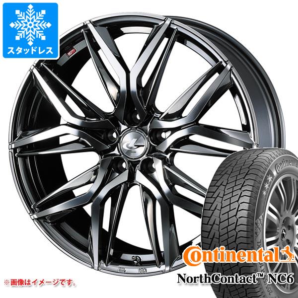 【タイヤ交換対象】ノート E13系用 スタッドレス コンチネンタル ノースコンタクト NC6 195/60R16 93T XL レオニス LM タイヤホイール4本セット