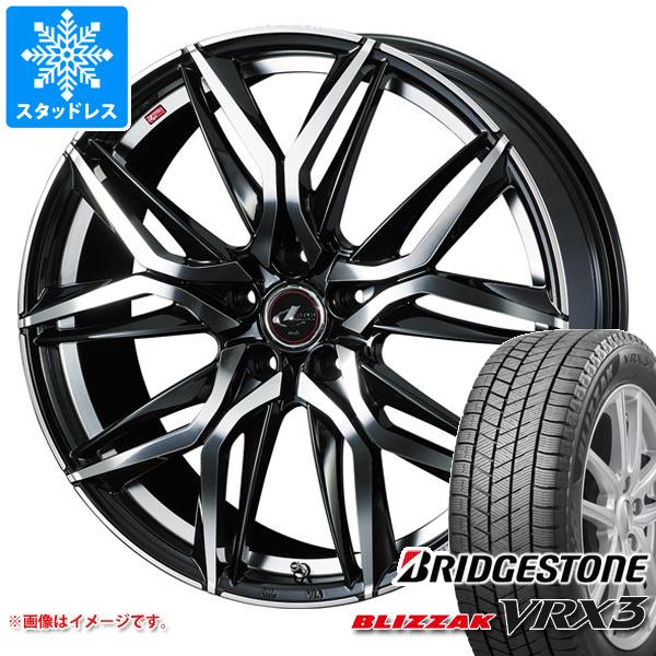 【タイヤ交換対象】2023年製 スタッドレスタイヤ ブリヂストン ブリザック VRX3 155/65R14 75Q ＆ レオニス LM 4.5-14 タイヤホイール4本セット155/65-14 BRIDGESTONE BLIZZAK VRX3