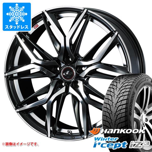 【タイヤ交換対象】2025年製 スタッドレスタイヤ ハンコック ウィンターアイセプト iZ3 X for SUV W636A 225/55R19 103T XL ＆ レオニス LM 7.5-19 タイヤホイール4本セット225/55-19 HANKOOK Winter i cept iZ3 X for SUV W636A
