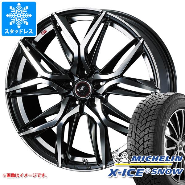 【タイヤ交換対象】スタッドレスタイヤ ミシュラン エックスアイススノー 175/65R15 88T XL ＆ レオニス LM 5.5-15 タイヤホイール4本セット175/65-15 MICHELIN X-ICE SNOW