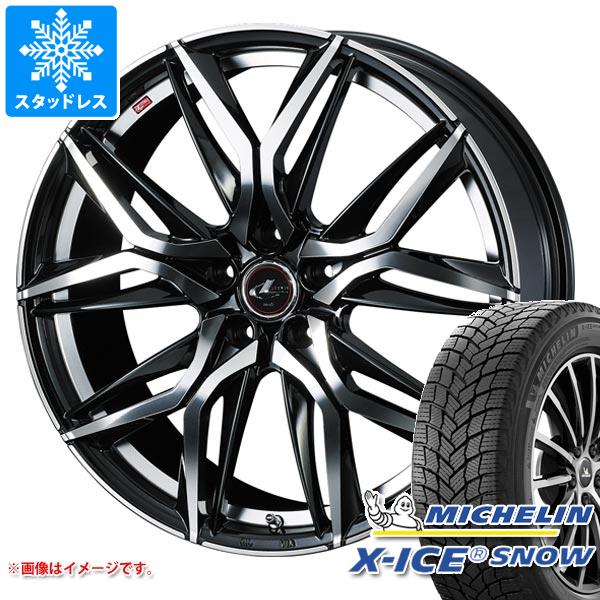 【タイヤ交換対象】スタッドレスタイヤ ミシュラン エックスアイススノー 205/50R17 93H XL ＆ レオニス LM 7.0-17 タイヤホイール4本セット205/50-17 MICHELIN X-ICE SNOW