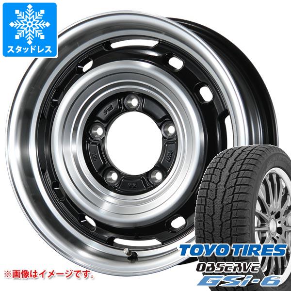 【タイヤ交換対象】ジムニー用 スタッドレス トーヨー オブザーブ GSi-6 175/80R16 91Q ランドフット XFG タイヤホイール4本セット