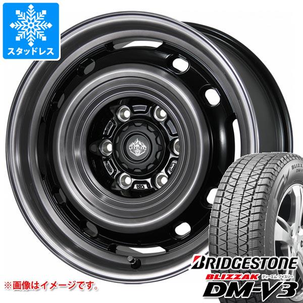 【タイヤ交換対象】ハイラックス 120系用 スタッドレス ブリヂストン ブリザック DM-V3 265/65R17 112Q ランドフット XFG タイヤホイール4本セット