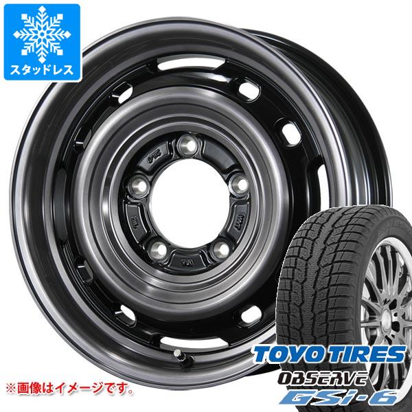 【タイヤ交換対象】5本セット ジムニー JB64W用 2025年製 スタッドレス トーヨー オブザーブ GSi-6 215/70R16 100Q ランドフット XFG タイヤホイール5本セット
