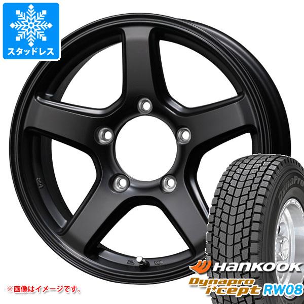 【タイヤ交換対象】ジムニー用 スタッドレス ハンコック ダイナプロアイセプト RW08 175/80R16 91Q エムイーエー タイヤホイール4本セット