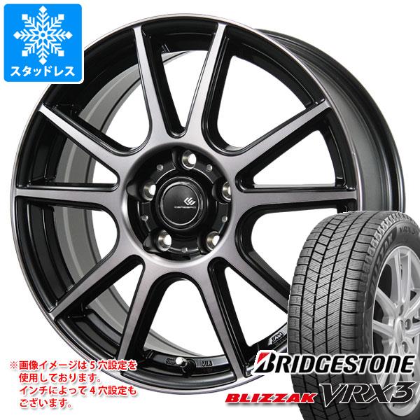 【タイヤ交換対象】スタッドレスタイヤ ブリヂストン ブリザック VRX3 165/55R14 72Q ＆ セレブロ PFX 4.5-14 タイヤホイール4本セット165/55-14 BRIDGESTONE BLIZZAK VRX3