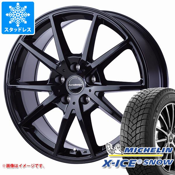 【タイヤ交換対象】MINI クラブマン F54用 スタッドレス ミシュラン エックスアイススノー 225/45R17 94H XL ユーロデザイン スウィンドン タイヤホイール4本セット