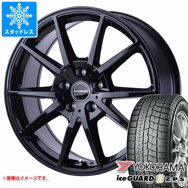 【タイヤ交換対象】MINI クロスオーバー F60用 スタッドレス ヨコハマ アイスガードシックス iG60 225/50RF18 95Q ランフラット ユーロデザイン スウィンドン タイヤホイール4本セット