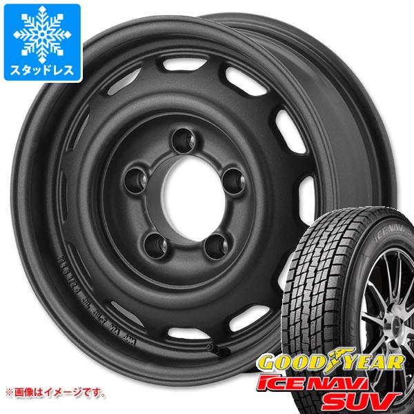 【タイヤ交換対象】ジムニーシエラ JB74W用 スタッドレス グッドイヤー アイスナビ SUV 195/80R15 96Q アピオ ワイルドボア ベンチュラ タイヤホイール4本セット