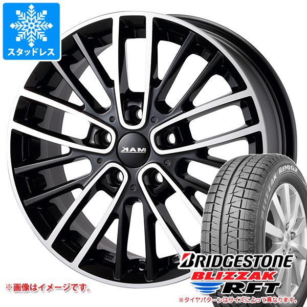 【タイヤ交換対象】MINI コンバーチブル F57用 スタッドレス ブリヂストン ブリザック RFT 195/55R16 87Q ランフラット MAK チェルシー タイヤホイール4本セット