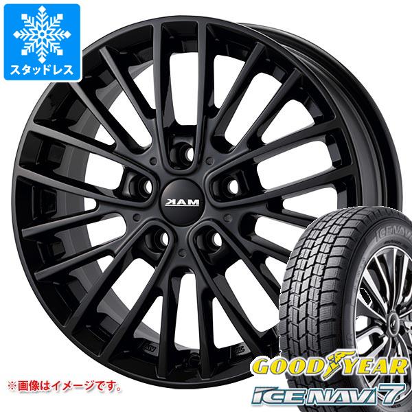 【タイヤ交換対象】MINI クロスオーバー F60用 2025年製 スタッドレス グッドイヤー アイスナビ7 225/55R17 97Q MAK チェルシー タイヤホイール4本セット