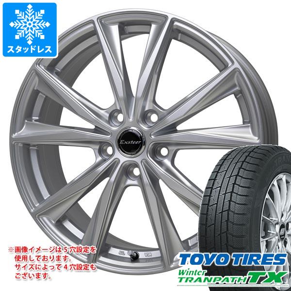 【タイヤ交換対象】スタッドレスタイヤ トーヨー ウィンタートランパス TX 235/55R19 101Q ＆ エクスター ST 8.0-19 タイヤホイール4本セット235/55-19 TOYO Winter TRANPATH TX