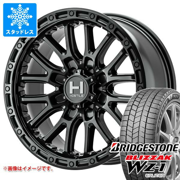 【タイヤ交換対象】トヨタ ランドクルーザー プラド 150系用 スタッドレス ブリヂストン ブリザック WZ-1 265/65R17 112Q 2025年10月発売サイズ ホスタイル H135 リッジクレスト タイヤホイール4本セット