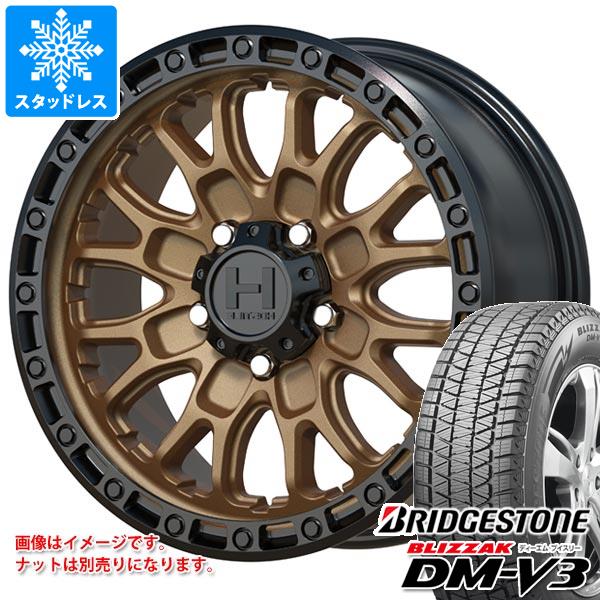 【タイヤ交換対象】RAV4 50系用 スタッドレス ブリヂストン ブリザック DM-V3 235/65R17 108Q XL ホスタイル H135 リッジクレスト タイヤホイール4本セット