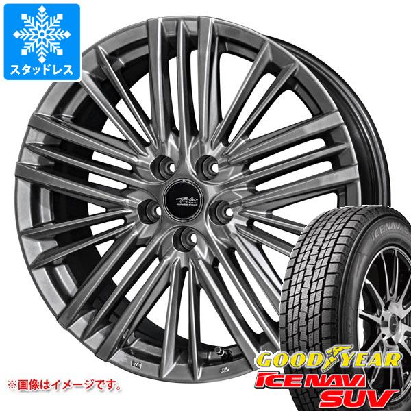 【タイヤ交換対象】40系アルファード用 スタッドレス グッドイヤー アイスナビ SUV 225/60R18 100Q テイラー TL1 タイヤホイール4本セット