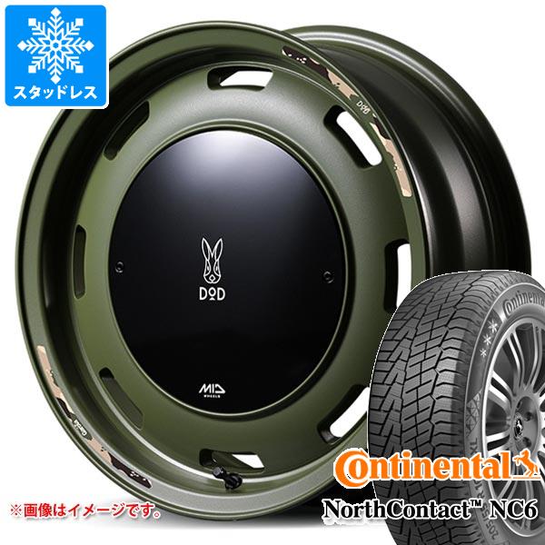 【タイヤ交換対象】スズキ ハスラー用 スタッドレス コンチネンタル ノースコンタクト NC6 165/65R14 79T ウシャリントバリ タイヤホイール4本セット