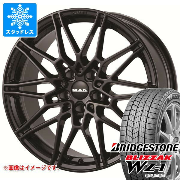【タイヤ交換対象】BMW F48 X1用 スタッドレス ブリヂストン ブリザック WZ-1 225/55R17 97Q MAK ケーニッヒ タイヤホイール4本セット