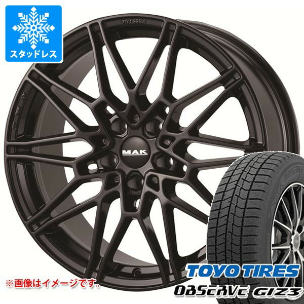 【タイヤ交換対象】BMW G26 4シリーズ用 スタッドレス トーヨー オブザーブ ギズ3 225/55R17 97Q MAK ケーニッヒ タイヤホイール4本セット