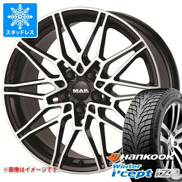 【タイヤ交換対象】BMW G01 X3用 スタッドレス ハンコック ウィンターアイセプト iZ3 X for SUV W636A 225/60R18 100H MAK ケーニッヒ タイヤホイール4本セット