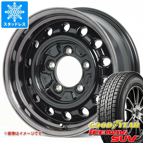 【タイヤ交換対象】スズキ ジムニーノマド JC74W用 2025年製スタッドレス グッドイヤー アイスナビ SUV 195/80R15 96Q アピオ ワイルドボア D タイヤホイール4本セット