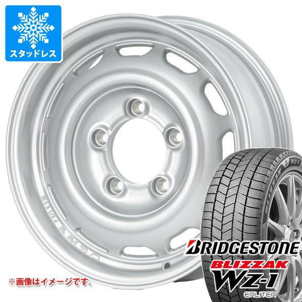 【タイヤ交換対象】スズキ ジムニーノマド JC74W用 スタッドレス ブリヂストン ブリザック WZ-1 195/80R15 96Q 2025年10月発売サイズ アピオ ワイルドボア ベンチュラ タイヤホイール4本セット