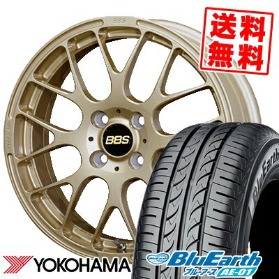 185/55R15 82V YOKOHAMA ヨコハマ BluEarth AE-01 ブルーアース AE01 BBS RP BBS RP サマータイヤホイール4本セット【取付対象】