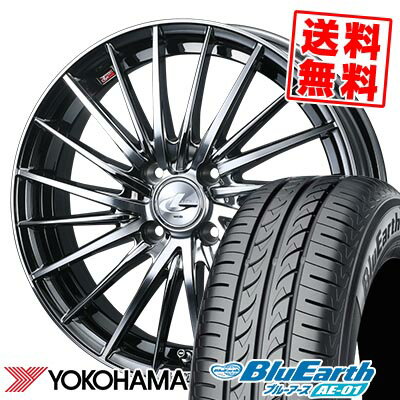 185/55R15 82V ヨコハマ BluEarth AE-01 LEONIS FR サマータイヤホイール4本セット 【取付対象】