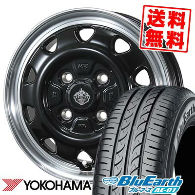 165/50R15 73V YOKOHAMA ヨコハマ BluEarth AE-01 LANDFOOT SWZ ランドフット SWZ サマータイヤホイール4本セット 【取付対象】