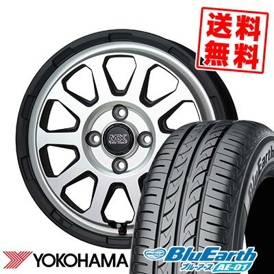 165/55R14 72V YOKOHAMA ヨコハマ BluEarth AE-01 MAD CROSS RANGER マッドクロス レンジャー サマータイヤホイール4本セット 【取付対象】