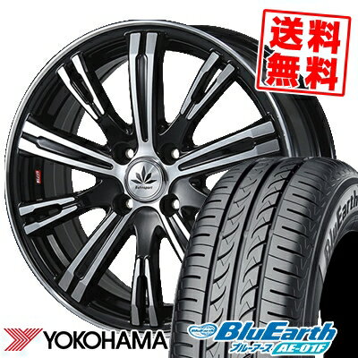 185/55R16 83V YOKOHAMA ヨコハマ BluEarth AE-01F ブルーアース AE01F Bahnsport TYPE 525 バーンシュポルト タイプ525 サマータイヤホイール4本セット【取付対象】