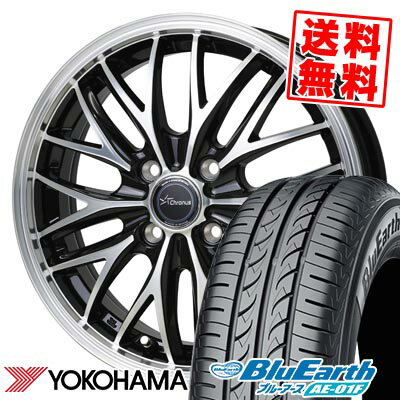 165/70R14 81S ヨコハマ BluEarth AE-01F Chronus CH-113 サマータイヤホイール4本セット 【取付対象】