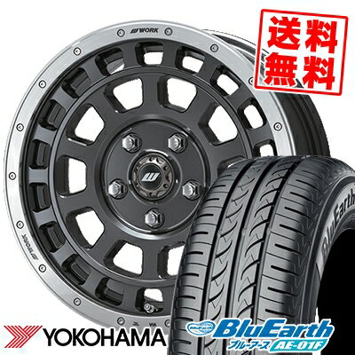 205/55R16 91V YOKOHAMA ヨコハマ BluEarth AE-01F ブルーアース AE01F CRAG T-GRABIC クラッグ Tグラビック サマータイヤホイール4本セット【取付対象】