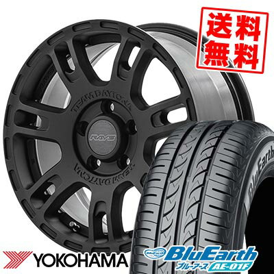 205/55R16 91V YOKOHAMA ヨコハマ BluEarth AE-01F RAYS TEAM DAYTONA D207 レイズ チームデイトナ D207 サマータイヤホイール4本セット 【取付対象】