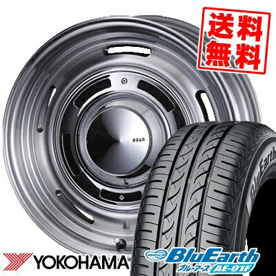 205/55R16 91V YOKOHAMA ヨコハマ BluEarth AE-01F ブルーアース AE01F DEAN CrossCountry ディーン クロスカントリー サマータイヤホイール4本セット【取付対象】