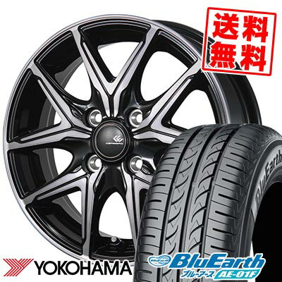 175/70R14 84S YOKOHAMA ヨコハマ BluEarth AE-01F CEREBRO FT05 セレブロ FT05 サマータイヤホイール4本セット 【取付対象】