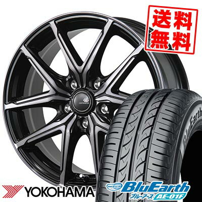 205/60R16 92H YOKOHAMA ヨコハマ BluEarth AE-01F CEREBRO FT05 セレブロ FT05 サマータイヤホイール4本セット 【取付対象】