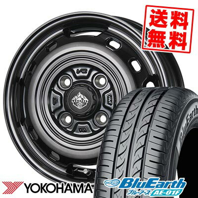 165/70R14 81S YOKOHAMA ヨコハマ BluEarth AE-01F LANDFOOT XFG ランドフット XFG サマータイヤホイール4本セット 【取付対象】