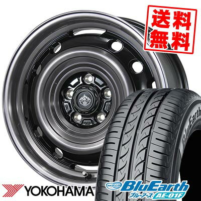 195/60R16 89H YOKOHAMA ヨコハマ BluEarth AE-01F LANDFOOT XFG ランドフット XFG サマータイヤホイール4本セット 【取付対象】