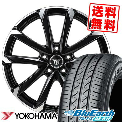 195/60R15 88H YOKOHAMA ヨコハマ BluEarth AE-01F JP STYLE MJ-V ジェイピースタイル MJ-V サマータイヤホイール4本セット 【取付対象】