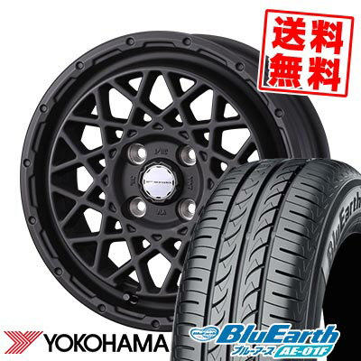 175/65R14 82S YOKOHAMA ヨコハマ BluEarth AE-01F MUDVANCE 09 マッドヴァンス09 サマータイヤホイール4本セット 【取付対象】
