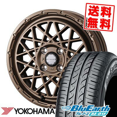175/70R14 84S YOKOHAMA ヨコハマ BluEarth AE-01F MUDVANCE 09 マッドヴァンス09 サマータイヤホイール4本セット 【取付対象】