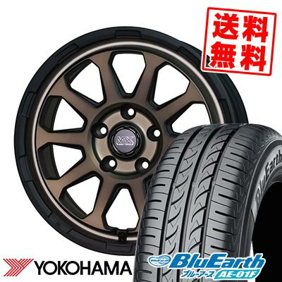 205/60R16 92H YOKOHAMA ヨコハマ BluEarth AE-01F MAD CROSS RANGER マッドクロス レンジャー サマータイヤホイール4本セット 【取付対象】
