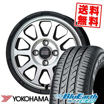 185/65R14 86S YOKOHAMA ヨコハマ BluEarth AE-01F MAD CROSS RANGER マッドクロス レンジャー サマータイヤホイール4本セット 【取付対象】