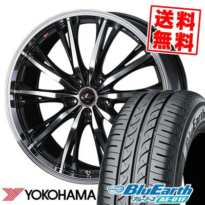 205/60R16 92H YOKOHAMA ヨコハマ BluEarth AE-01F WEDS LEONIS RT ウェッズ レオニス RT サマータイヤホイール4本セット 【取付対象】
