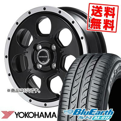 205/55R16 91V YOKOHAMA ヨコハマ BluEarth AE-01F ROADMAX W0-7 ロードマックス W0-7 サマータイヤホイール4本セット 【取付対象】