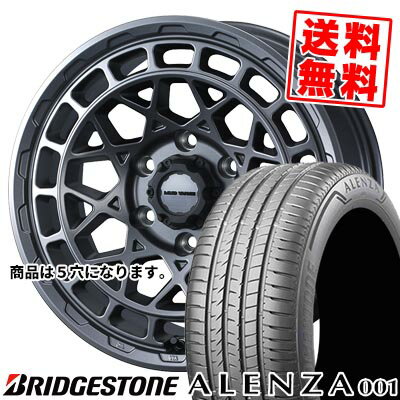 225/60R17 99V ブリヂストン ALENZA A001 MUDVANCE X Type M サマータイヤホイール4本セット 【取付対象】