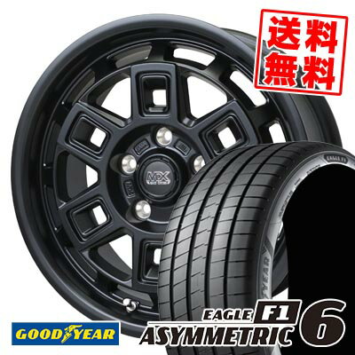 225/50R17 98Y XL グッドイヤー EAGLE F1 ASYMMETRIC 6 MAD CROSS AEVER サマータイヤホイール4本セット 【取付対象】