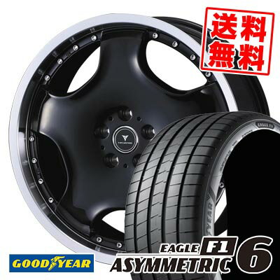 225/40R18 92Y XL グッドイヤー EAGLE F1 ASYMMETRIC 6 NOVARIS ASSETE D1 サマータイヤホイール4本セット 【取付対象】